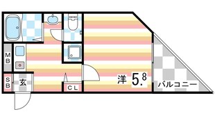 ロイヤルヒル神戸三ノ宮IIの物件間取画像